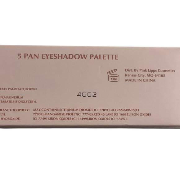 Pinklipps Mauve Me Mini 5 Pan Eyeshadow Palette 4G Neutral & Bold Shades NEW - Picture 4 of 5